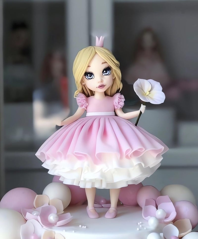 Anyana Cake paintbrushes 3pcs set Anyana + doll face molds Cake Decorating Brush Food Paint pens Icing Cupcake Sugarcraft Cake Tool princess doll Face head Fondant Mold Silicone Mould Candy sugarcraft - Image 5
